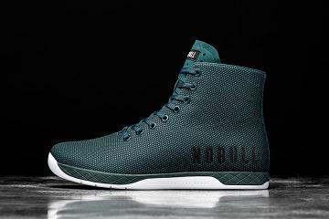 Women's Nobull High-Top Deep Teal Trainers Turquoise | SG M3011Q